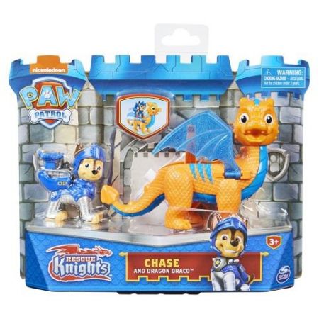 PAW PATROL RYTÍŘI FIGURKY S DRAKEM CHASE