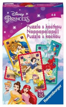 Disney Princess: Puzzle hra s kostkou