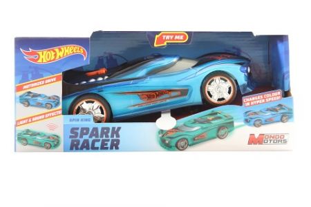 Hot Wheels Spark Racers Spin King auto na baterie