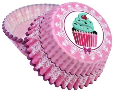 Formičky na muffiny a cupcakes 50ks s motivem muffinu 