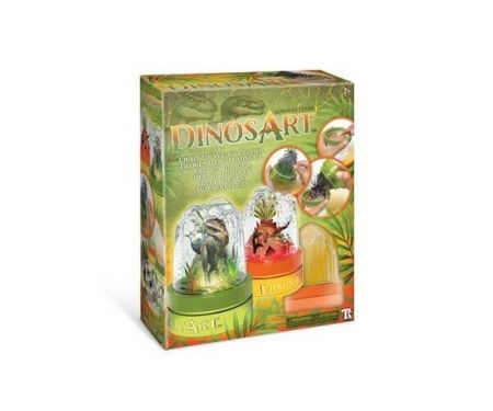 DinosArt Nasvícené sněžítko s dinosaurem