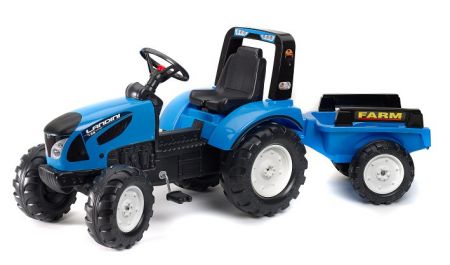 FALK Traktor šlapací 3010AB Landini Serie 7 s vlečkou