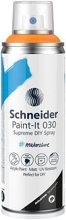 Akrylová barva ve spreji &quot;Paint-It 030&quot;, světle oranžová, 200 ml, SCHNEIDER ML03050108