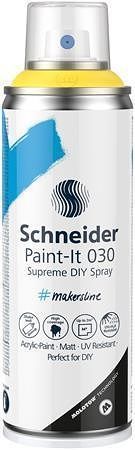 Akrylová barva ve spreji &quot;Paint-It 030&quot;, žlutá, 200 ml, SCHNEIDER ML03050063