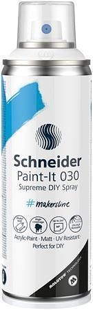 Akrylová barva ve spreji &quot;Paint-It 030&quot;, bílá, 200 ml, SCHNEIDER ML03050008