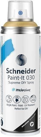 Akrylová barva ve spreji &quot;Paint-It 030&quot;, zlatá, 200 ml, SCHNEIDER ML03050066