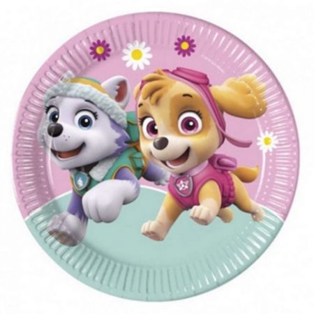 Talíř papírový 23cm 8ks Paw Patrol Everest Skye