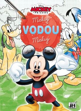 Omalovánka A4 Maluj vodou Mickey Mouse