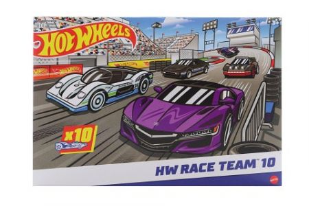 Hot Wheels 10ks sportovní angličák HMK47