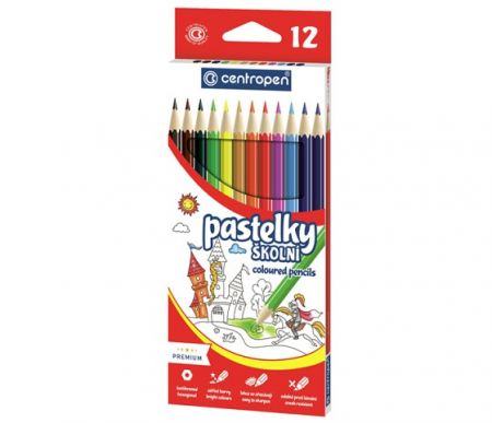 Pastelky CENTROPEN 9520 12 barev