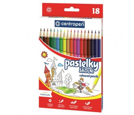 Pastelky CENTROPEN 9520 18 barev