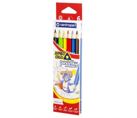 Pastelky CENTROPEN 9522 Jumbo Ergo  6 barev