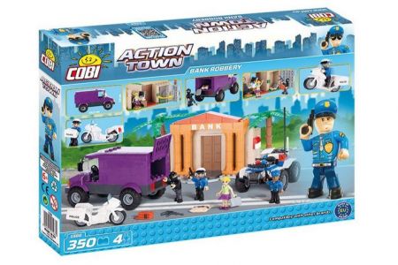 Cobi 1566 Action Town Velká bankovní loupež 350ks