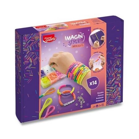 Sada Maped Creativ Imagin&#39;Style Bracelets Neon náramky