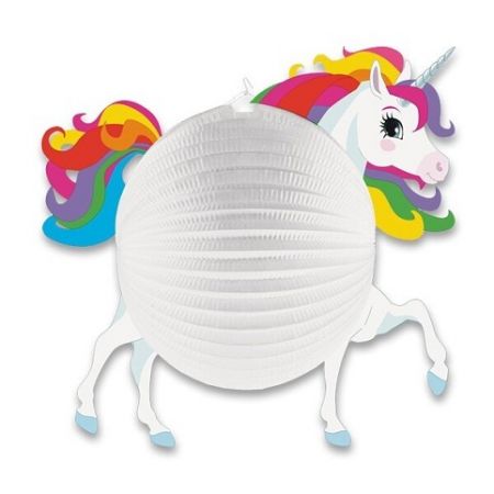 Papírový lampion Unicorn průměr 25 cm