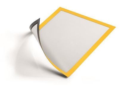 Prezentační rám &quot;DURAFRAME® MAGNETIC&quot;, žlutá, A4, magnetický, DURABLE 486904