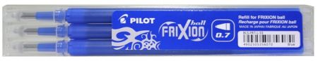 Náplň PILOT Frixion 0,7 mm, 3 ks - modrá 2067-003