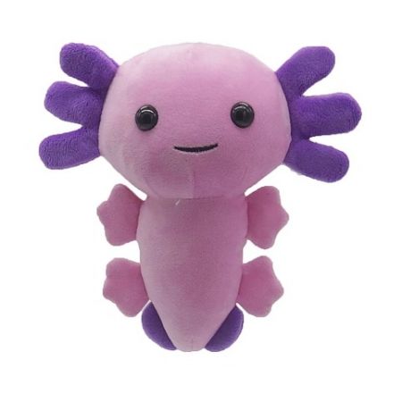 Axolotl fialový -  plyšový vodní dráček 21 cm