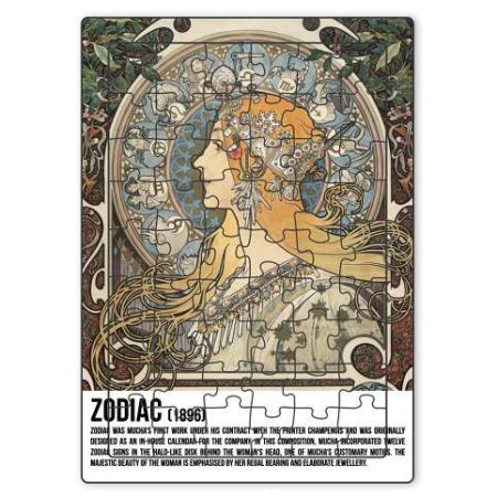 Puzzle Alfons Mucha - Zodiac