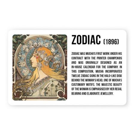 Magnet Alfons Mucha - Zodiac