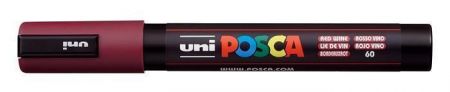 Akrylový popisovač &quot;Posca PC-5M&quot;, červená, 1,8-2,5 mm, UNI 2UPC5MVOROSBOR