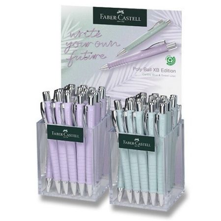 Kuličkové pero Faber-Castell Poly Ball stojánek, 24 ks