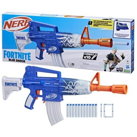 NERF FORTNITE BLUE SHOCK