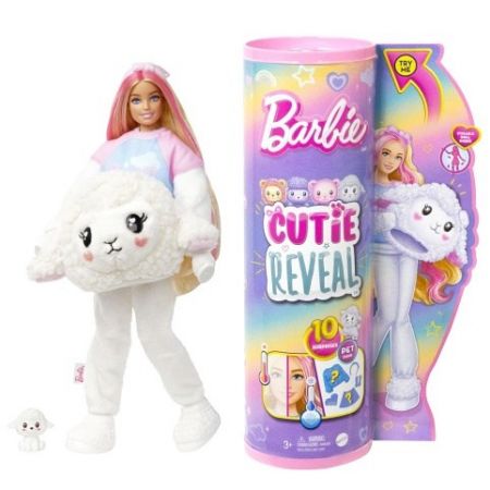 BARBIE CUTIE REVEAL BARBIE PASTELOVÁ EDICE - OVCE