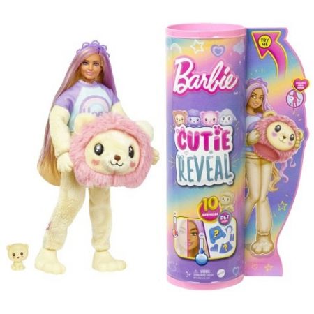 BARBIE CUTIE REVEAL BARBIE PASTELOVÁ EDICE - LEV