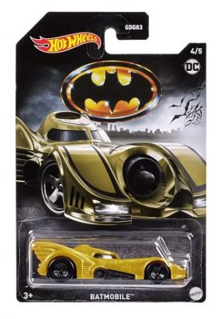 Hot Wheels TEMATICKÝ ANGLIČÁK - LEGENDÁRNÍ BATMAN ASST