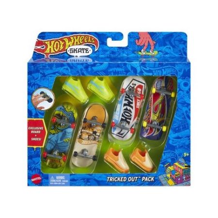 Hot Wheels SKATES 4KS FINGERBOARD A BOTY - HOT WHEELS SADA