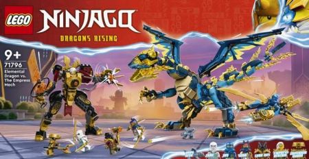 LEGO® NINJAGO® 71796 Živelný drak proti robotovi císařovny