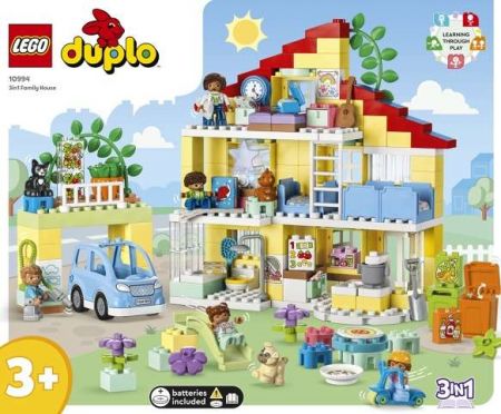 LEGO® DUPLO® 10994 Rodinný dům 3 v 1