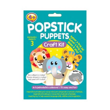 ARGUS Kreativní tvoření popstick puppets zvířátka 19090003