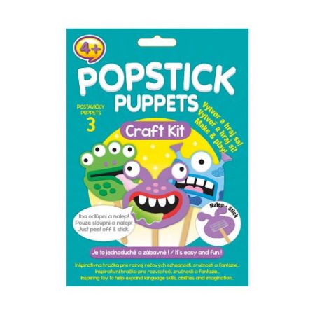 ARGUS Kreativní tvoření popstick puppets  příšerky 19090004