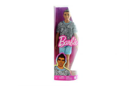 Barbie model Ken-Tričko s kašmírovým vzorem HPF80