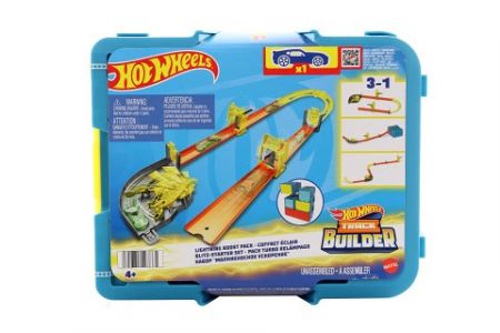 Hot Wheels Track Builder Dráha v boxíku - blesky HMC03