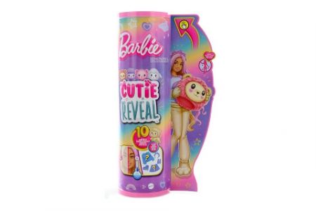 Barbie Cutie Reveal Barbie pastelová edice - lev HKR06