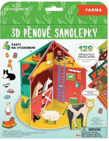 3D pěnové samolepky CONCORDE Farma