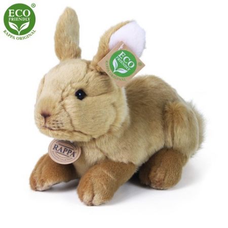 Plyšový králík hnědý ležící 23 cm ECO-FRIENDLY