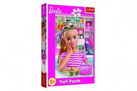 Puzzle Seznamte se s Barbie 100 dílků 41x27,5cm v krabici 19x29x4cm