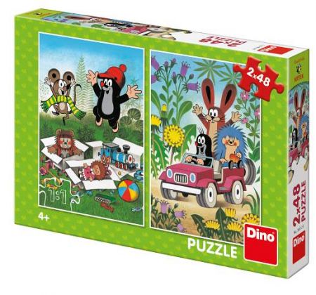 KRTEK SE RADUJE 2x48 Puzzle NOVÉ