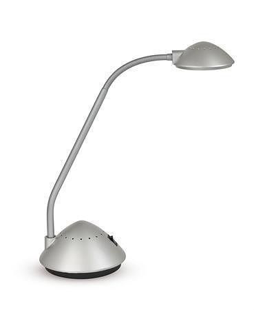 Stolní lampa &quot;Arc&quot;, stříbrná, LED, MAUL 8200495