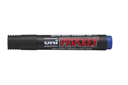 Průmyslový popisovač &quot;Prockey PM-122&quot;, modrá, 1,2-1,8 mm, UNI 2UPM122K