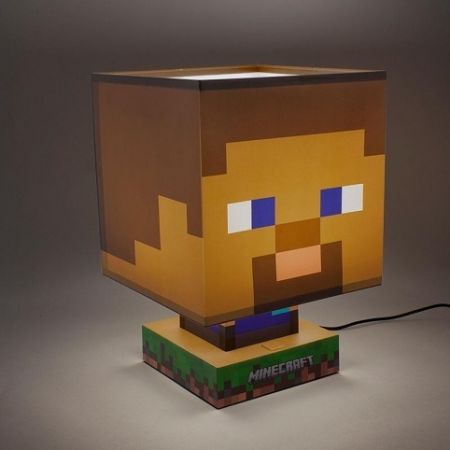 Minecraft Steve Icon Lamp