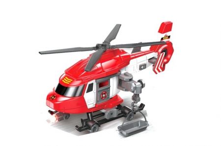 Hasičská helikoptéra 1:16