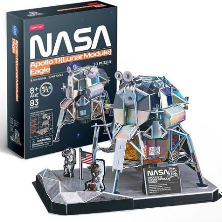 Puzzle 3D Zvířecí kamarádiollo 11 Lunar Module Eagle - 93 dí