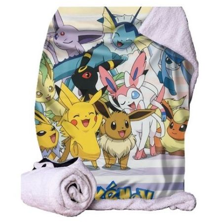 Přehoz Pokemon Evee 100x150 cm