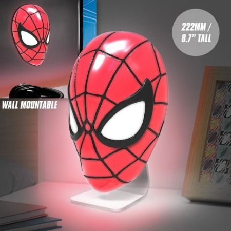 Světlo Spiderman maska