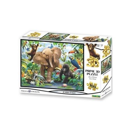 3D puzzle - Junior Jungle 100 dílků